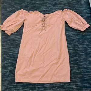 Lulu’s Pink Peasant Dress